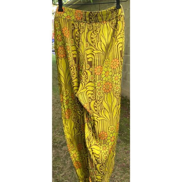 Floral Patterned Boot Cut Pants - Picture 16 of 16